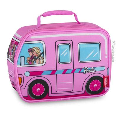 barbie steel lunch box|Barbie camper lunch box.